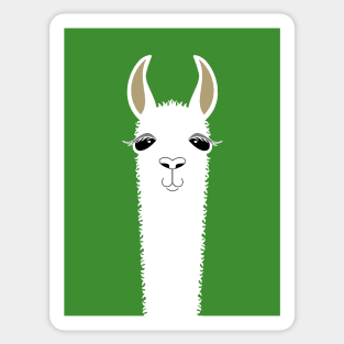 Llama Portrait #2 Sticker